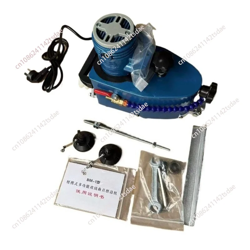 New Portable Glass Tile Edge Grinder, Handheld Straight & Curve Edge Polisher with Grinding Wheel