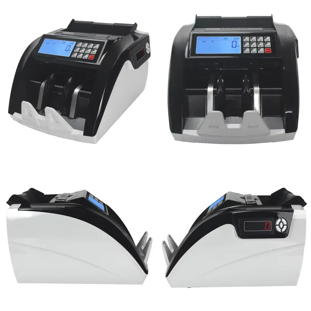 【2026】 1MG/3MG 5800D2 Contadora de Billetes de Última Generación con Detector de Billetes Falsos IQD, Máquina Contadora de Efectivo