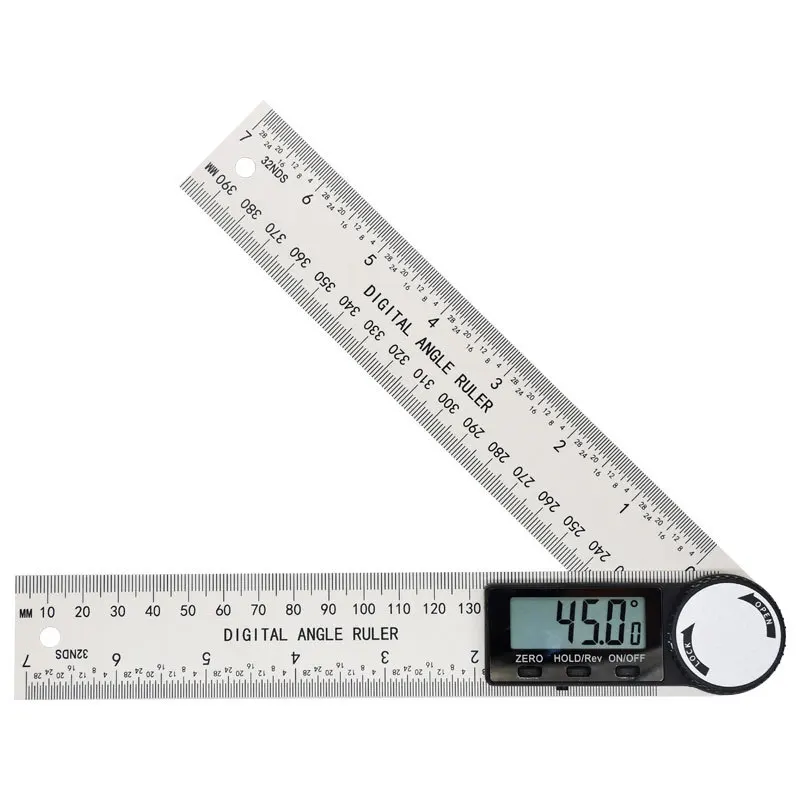 1pcs Goniometer Hair Angle Gauge, Vernier Caliper, Digital Display Angle Ruler, Electronic Protractor