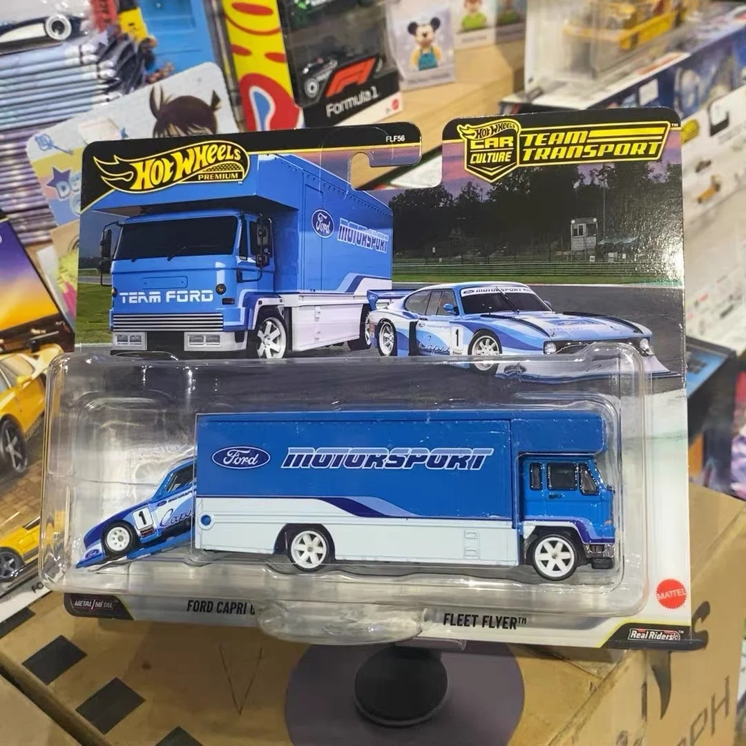 سلسلة نقل فريق العجلات الساخنة 1/64 نموذج سيارة مصنوع من خليط معدني - هدايا لعبة فورد شيفروليه إمبالا تويوتا سوبرا القابلة للجمع