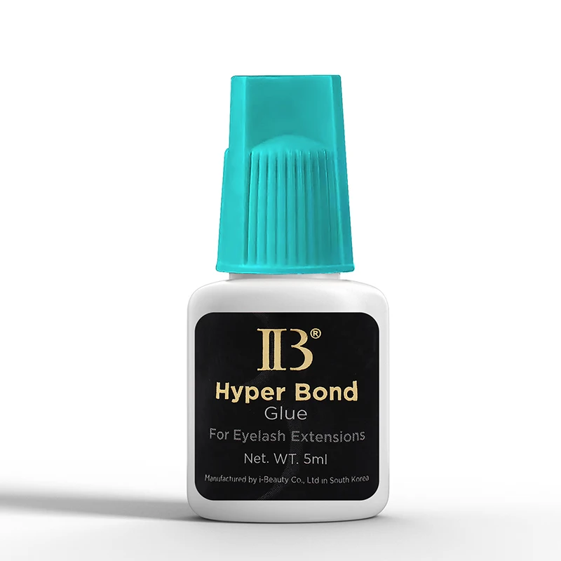 5ml Korea Original IB Ibeauty Hyper Bond Glue Cyan Cap Glue for Eyelash Extensions False Lash Glue 0.5s Fast Drying Makeup Tools