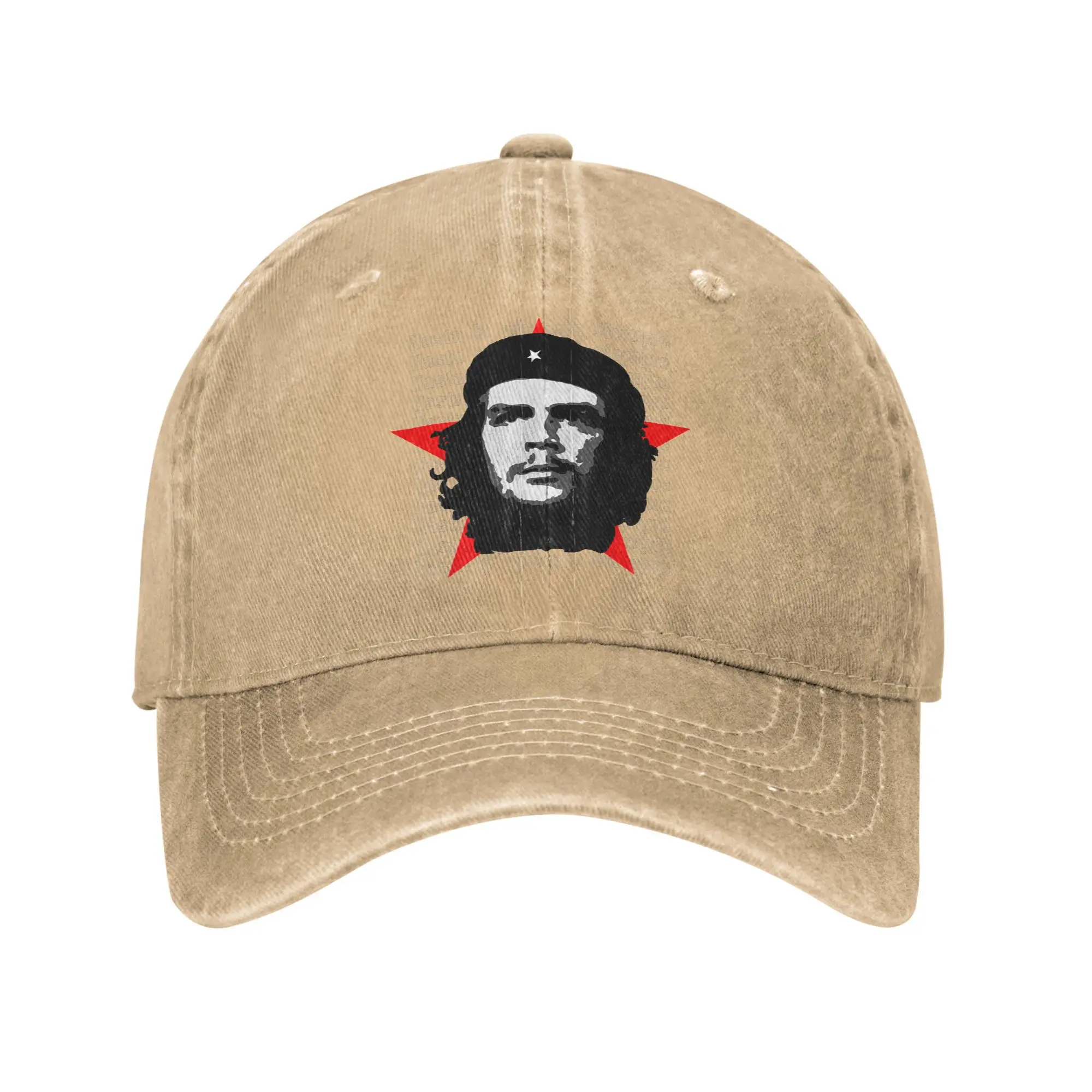 

Ernesto Че Гевара Куба Бейсболки Модные потертые джинсовые кубинские Rebel Guerrilla Snapback Кепка унисекс Открытая регулируемая шляпа