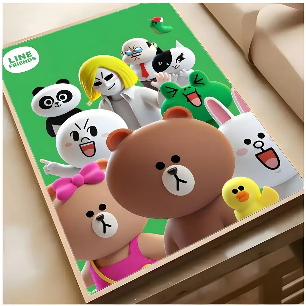 animation comic L-Line Town Poster Top-tier Indoor room Decor Art & Household Decoration Presents