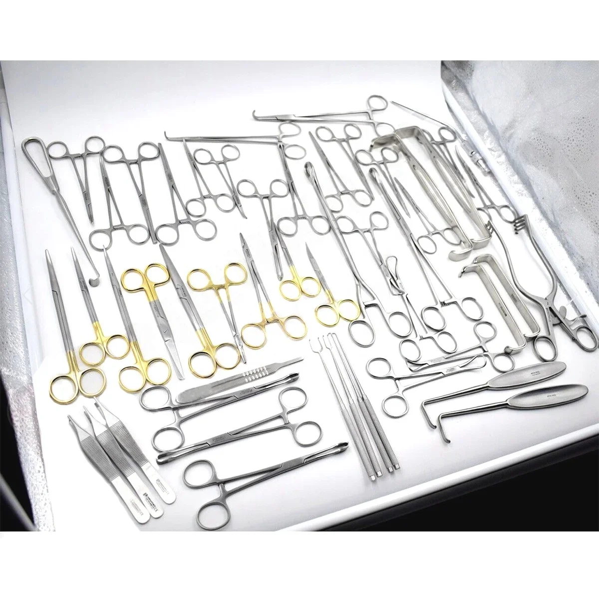 53 Pcs German Stainless Steel Ent  Thyroidectomy Instruments Set Reusable Autoclavable  Tools for Operating Room
