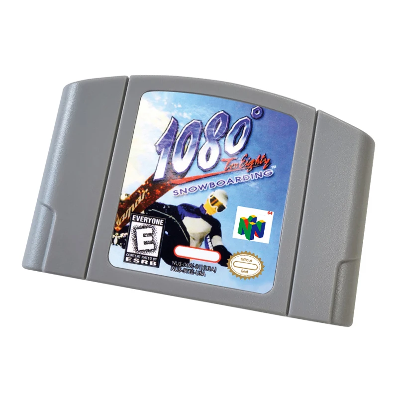 108-Snowboarding  Video Game Cartridge US Version For N64 Game Console