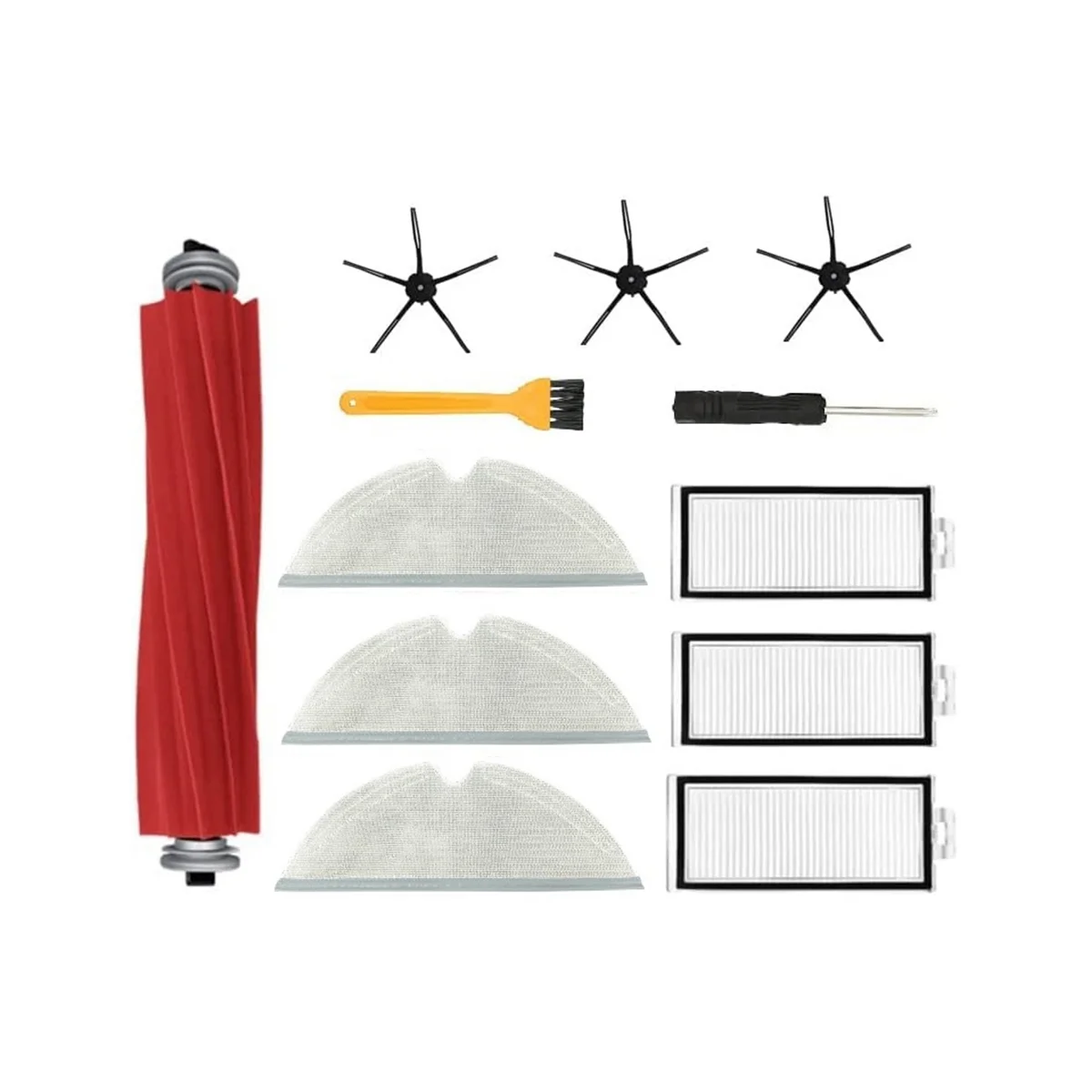 Аксессуары для пылесоса Xiaomi Roborock Q7 / Q7 + Q7 Max / Q7 Max + Plus, сменные детали, основная боковая щетка, фильтры