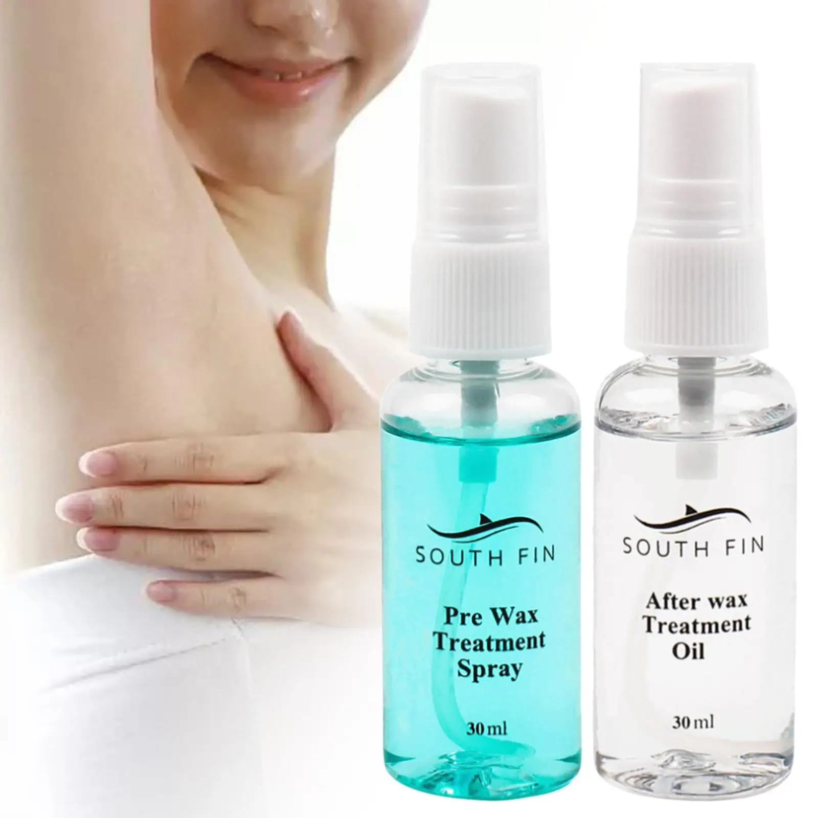 

Pre & after Waxing Treatment Spray Clean Before & Post Removal Care Solution for Sensitive Skin Hair Removal set 30ml