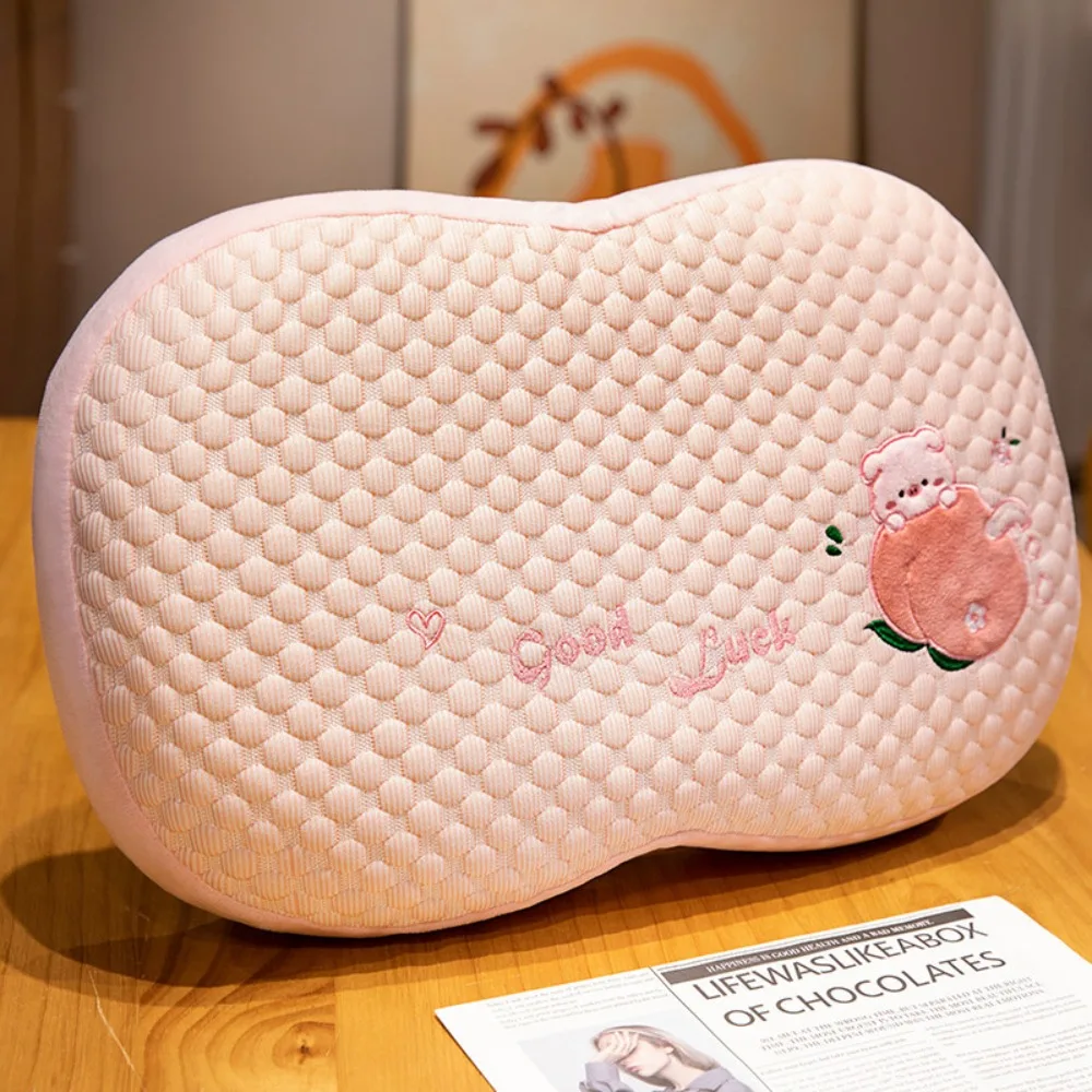 

Ice Bean Hand Warmer Pillow Super Soft Cute Animal Office Nap Pillow Cartoon Keep Warm Memory Pillow Stuffed Toy Female Gift
