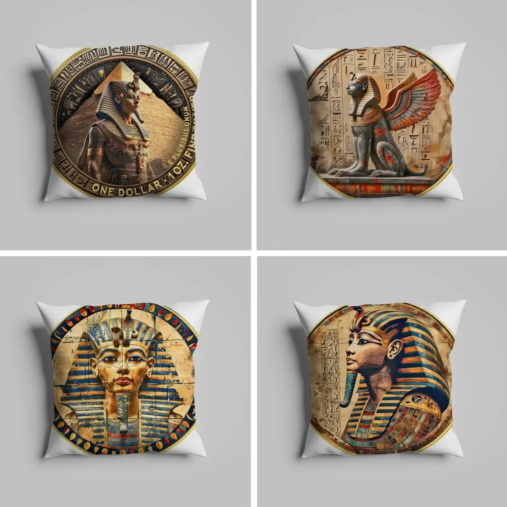 

Pillow Case luxurious home office, sofa decorative Multi sized car seat cushions, pillowcases Egyptian pyramid pharaohs