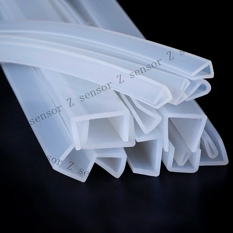 Z+ Silicone Rubber Edging Trim U-Shape Strip Edge Protector Window Door Panel Seal