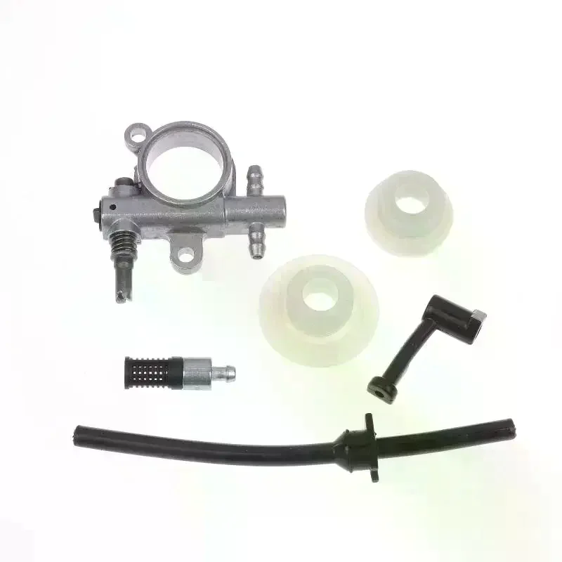 Chainsaw Oil Pump Line Hose Kit With Integrated Endless Screw For 25CC 2500 Chainsaw Pump Nozzle Connection