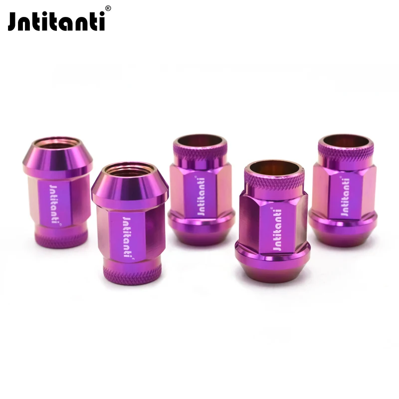 

Jntitanti Gr5 титановый винт с гайкой для обода колеса с открытым концом M12x1,25x35/48 мм