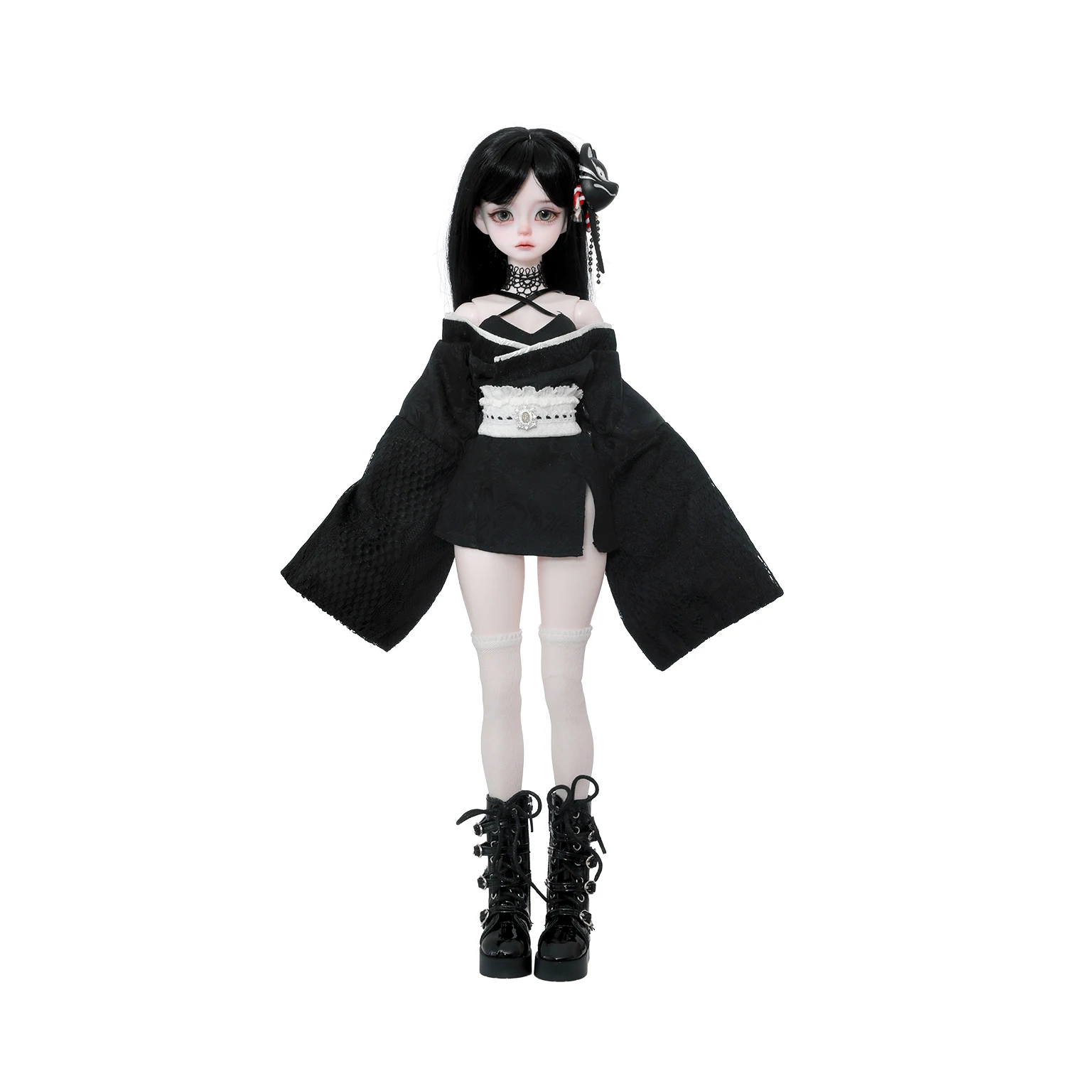 دمية Kikyou E Bjd 1/4 مجموعة كاملة من المحارب أنثى باري صدر كبير ياباني Y2k نمط ياكوزا الأميرة Wafuku المافيا Shugafairy #6