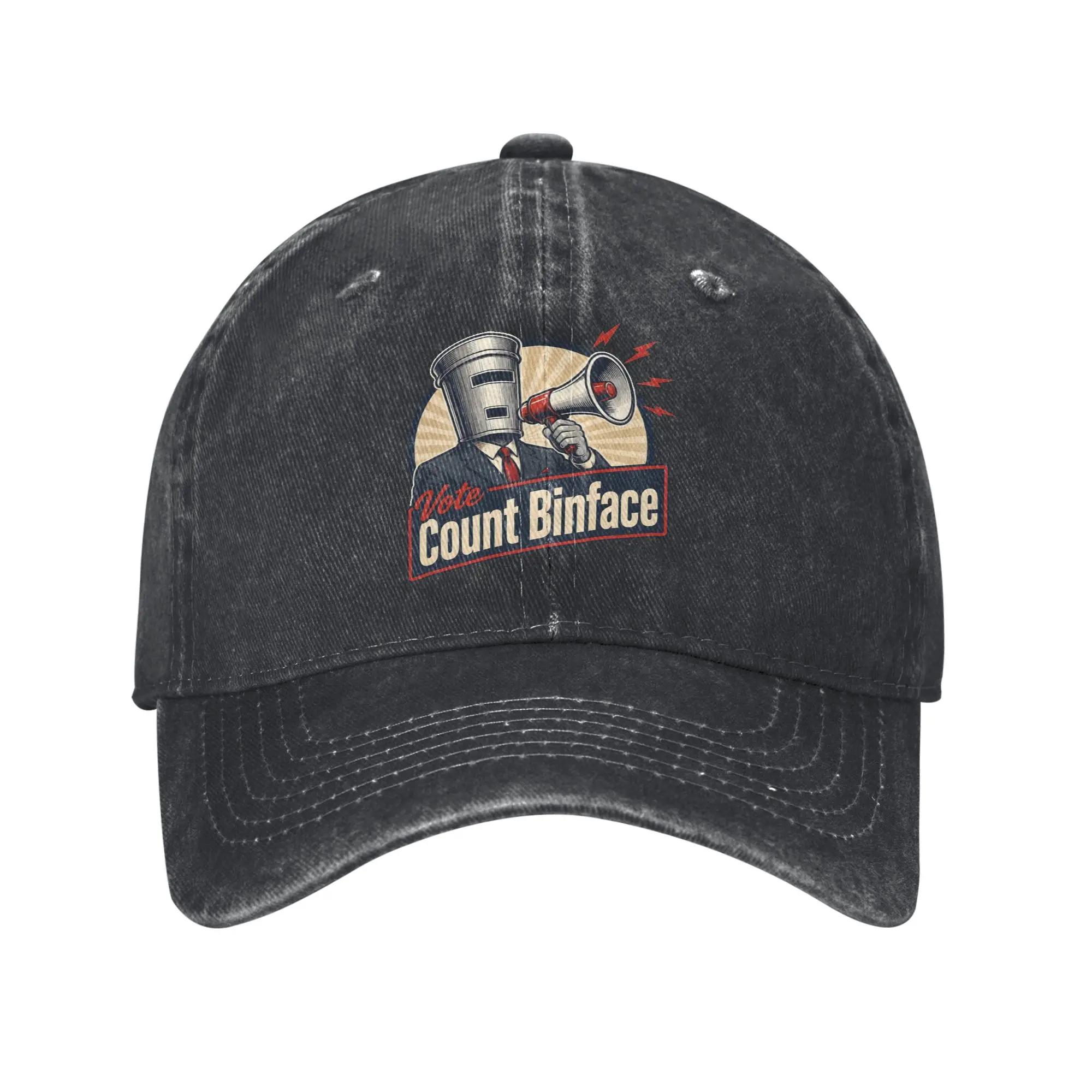 Vote Count Binface For Prime Minister  Baseball Cap Outfit For Unisex  Adjustable Trucker Hats
