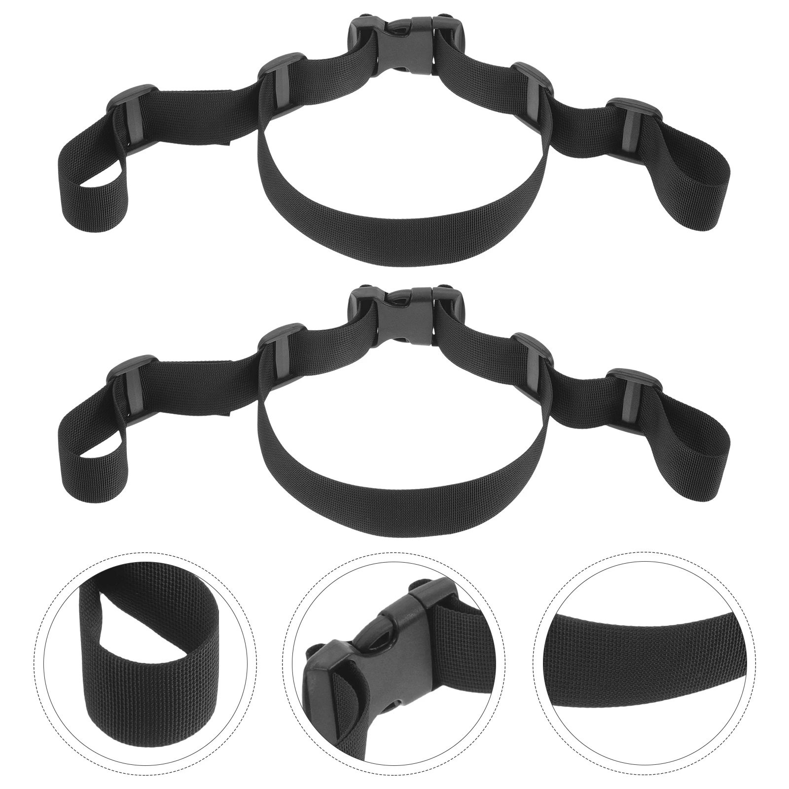

2 pcs High Chair Straps Belt Adjustable Stroller Toddler Safety Harnesses Polyester Highchairs Replacement