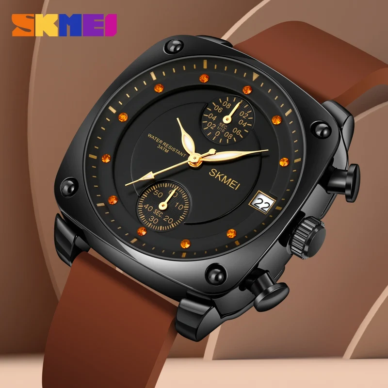 SKMEI Fashion Date Quartz Men Watches Top Brand Luxury Male Clock Chronograph Sport Mens Wrist Watch Hodinky Relogio Masculino