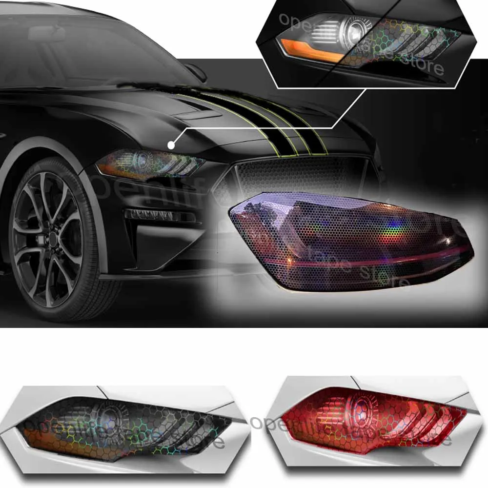 

Car Laser Honeycomb Headlights Tint Film Taillight Tint Film Auto Headlight Waterproof Film Motorcycle lamp Windshield Film Tape