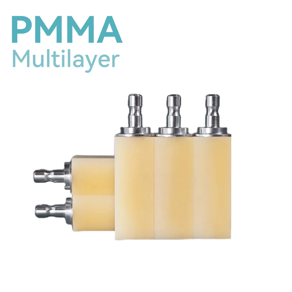 Multilayer PMMA 5 Pieces  Sirona 40/19mm Dental Cad Cam  Block 20 Colors Temporary Crown Bridge,Event Links