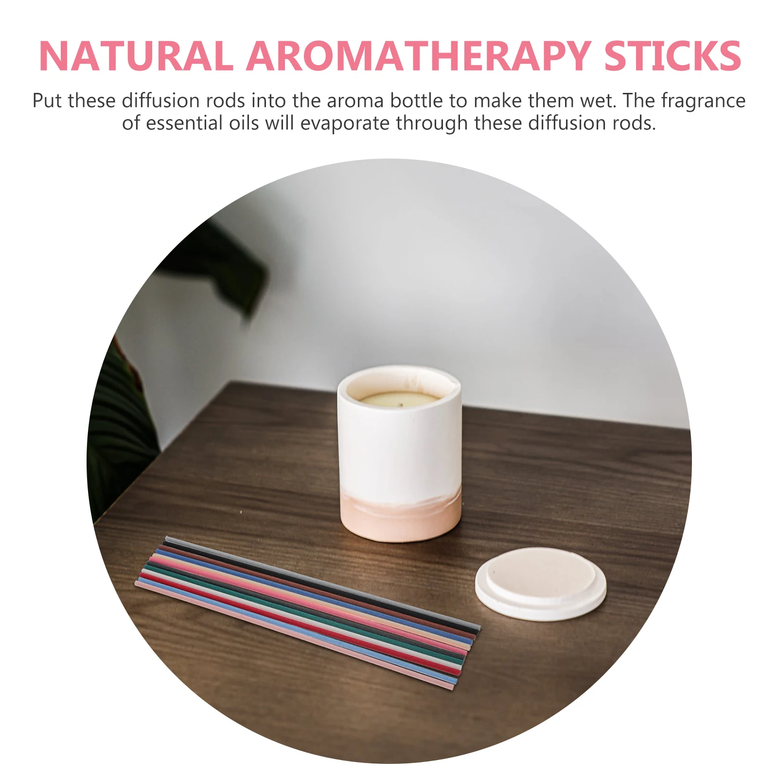 

72 Pcs Incense Aromatherapy Rattan Essential Oil Diffuser Artificial Scented Rods Sticks