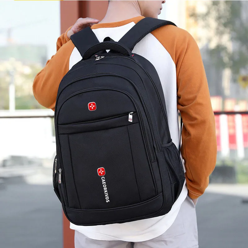 2024 New Men\'s Backpack 15 Inch Business Casual Computer Bag Large Capacity Outdoor Travel Bag Student School Bag Backpacks