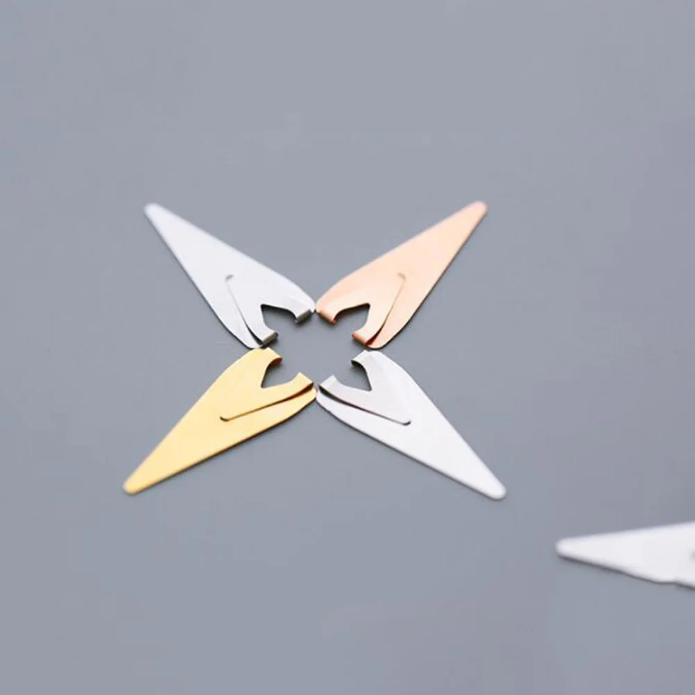 

6Pcs Hollow Metal Retro Bookmark Mini Simple Suitable for Readers Writers Students Gifts Souvenirs