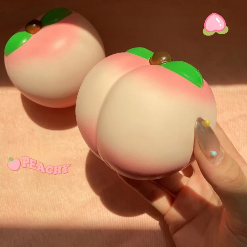 Fruit Design Slow Rising Squishy, Pressable Stress Relief Sensory Toy, ASMR Calming Fidget, Perfect Gift for Kids Adults  ADHD