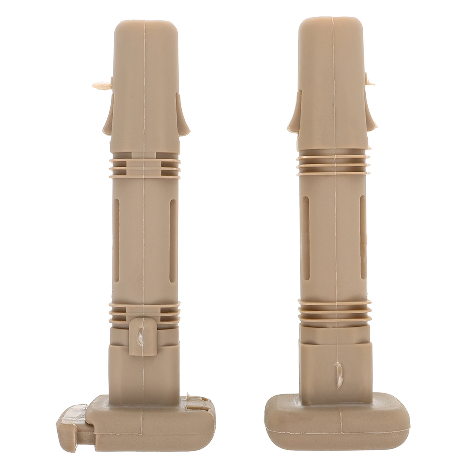 

2pcs Car Seat Headrest Accessories Durable Plastic Tube Cover Trim Insert Front Rear 127mm Gray Universal Fit Locking Design