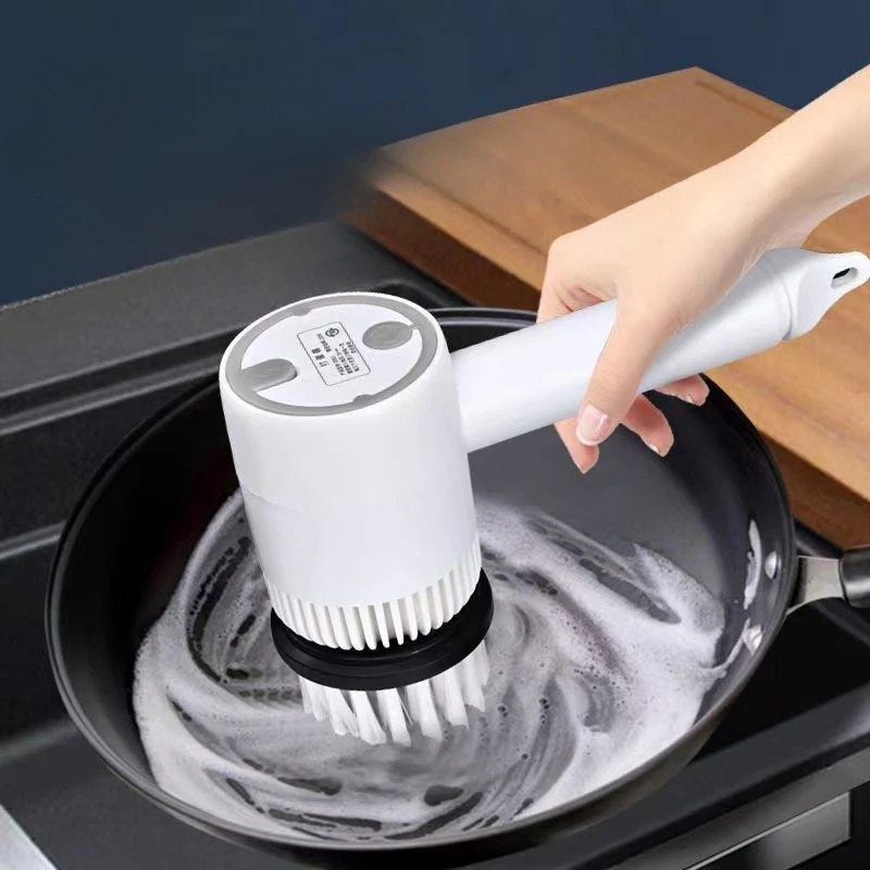 Convenient electric rotary cleaning machine, cleaning brush multifunctional household brush kitchen toilet and shoe shine