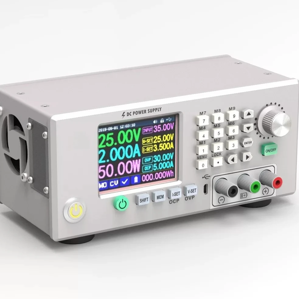 CNC Aluminum Case for RuiDeng RD Series – Fits RD6012P & RD6006, 3.2" Display Adjustable DC Power Supply Enclosure