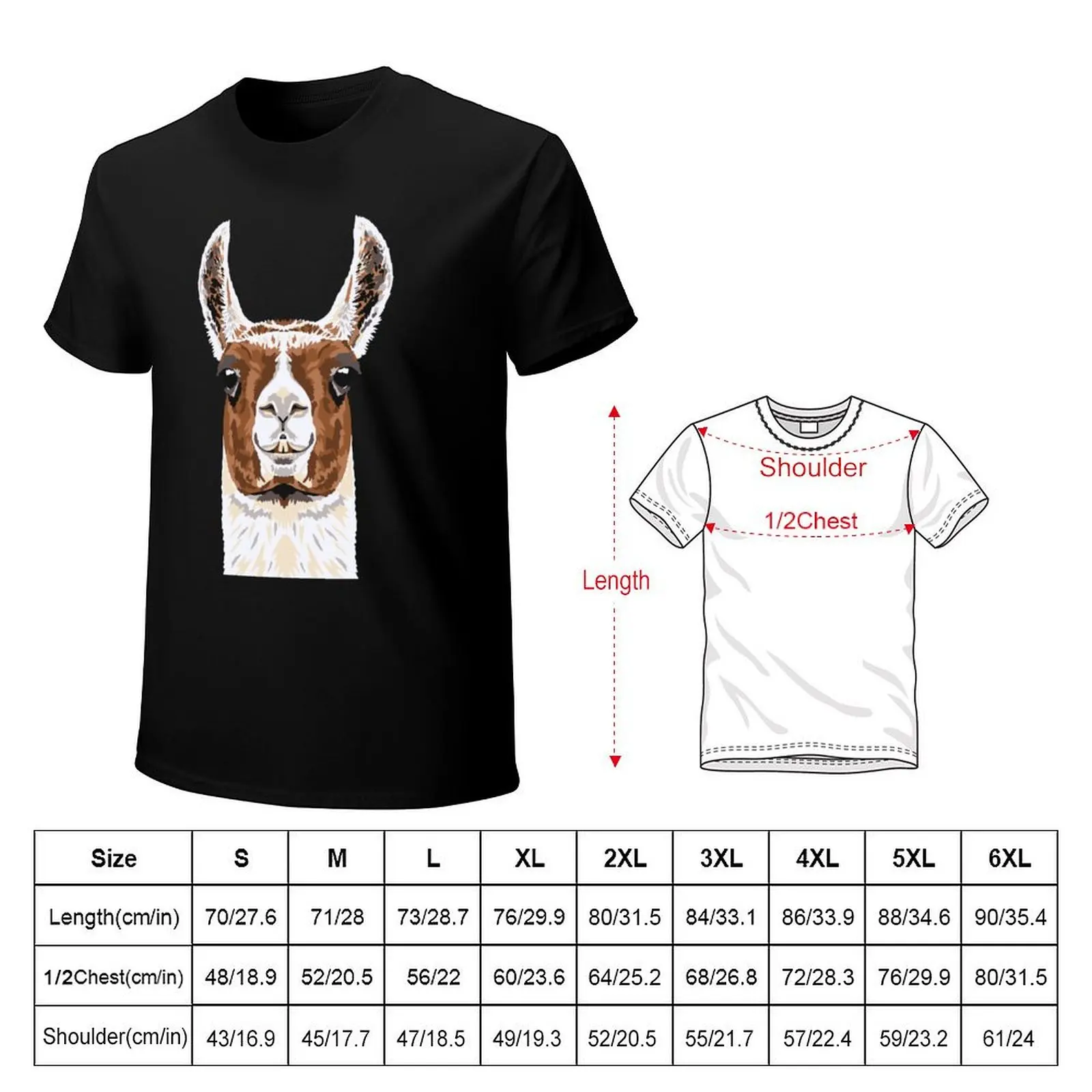 Passport photo - Llama T-Shirt Thanksgiving Casual Tee