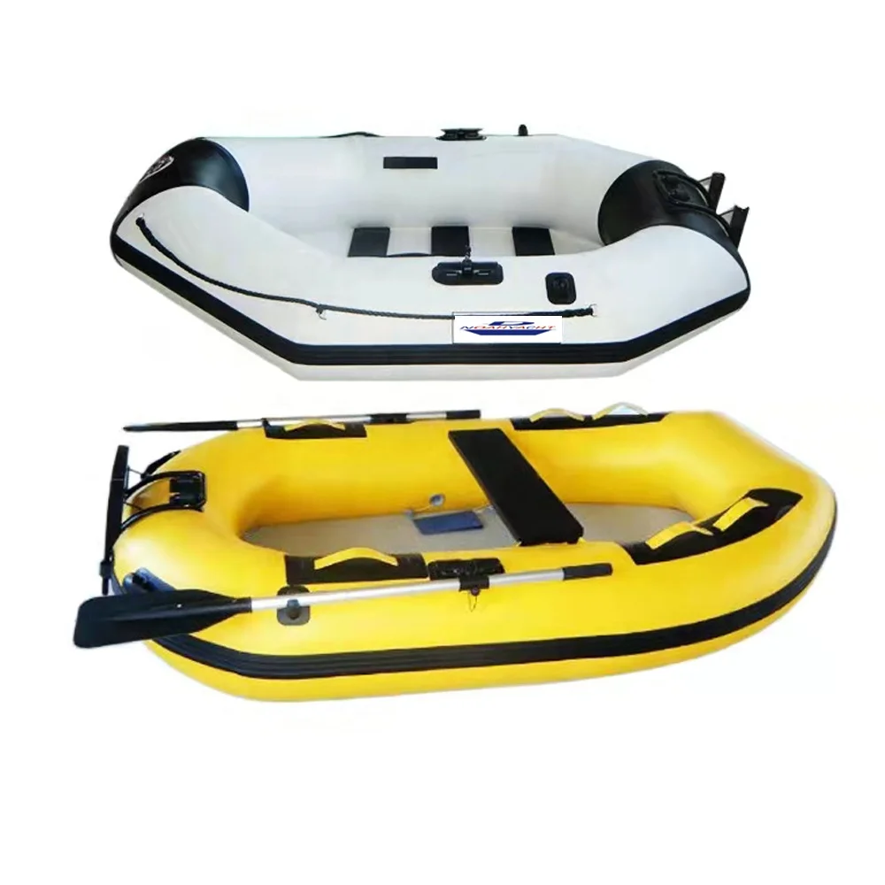 Outdoor Hot Selling 2 Person Fishing Rowing Boat Drop Stitch Material Inflatable Fishing  Kayak with Pedal - view 4