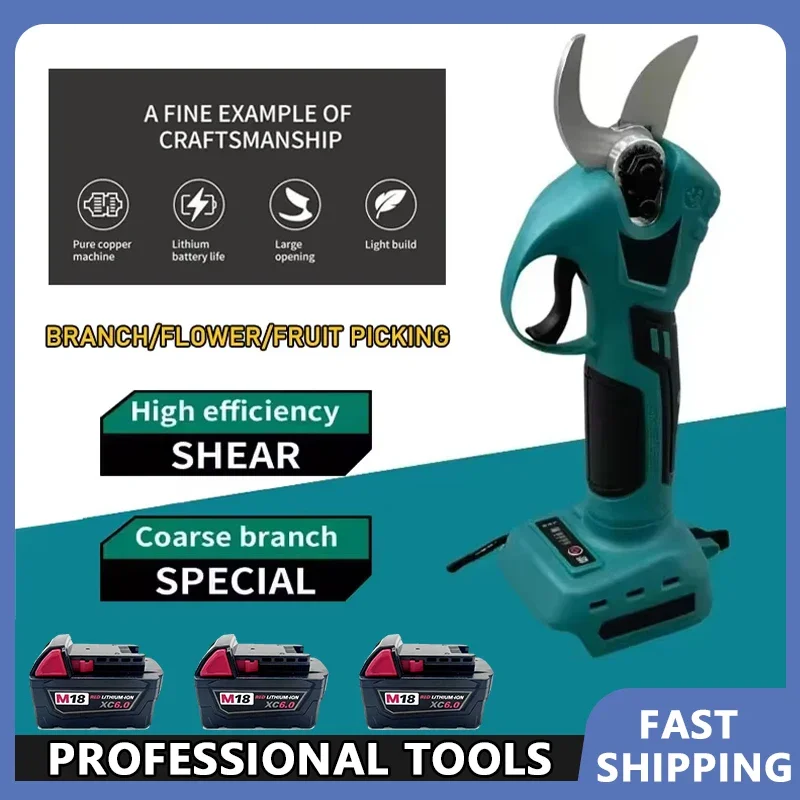 

Fit Makita Wireless Drills Tools Garden Pruner 18v Battery Professional Cordless Electrician Scissors Pruning Shears Cutter