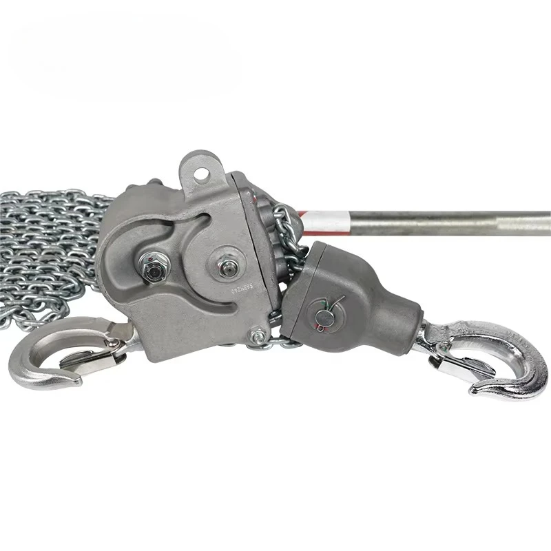 

P30000 3t Aluminum Alloy Cable Puller Manual Power Tool with Tensioner Winch Ratchet Chain Manual Puller Clamp