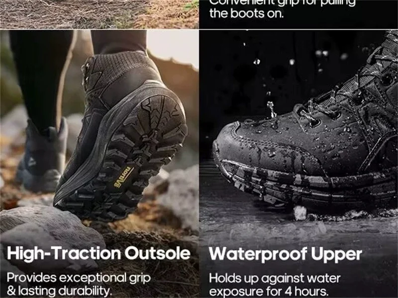 

Mens Casual Shoes Men's Desert Combat Shoes Large Size Slip Hiking Shoes Fashion Patchwork Outdoor Sneakers Breathable Good