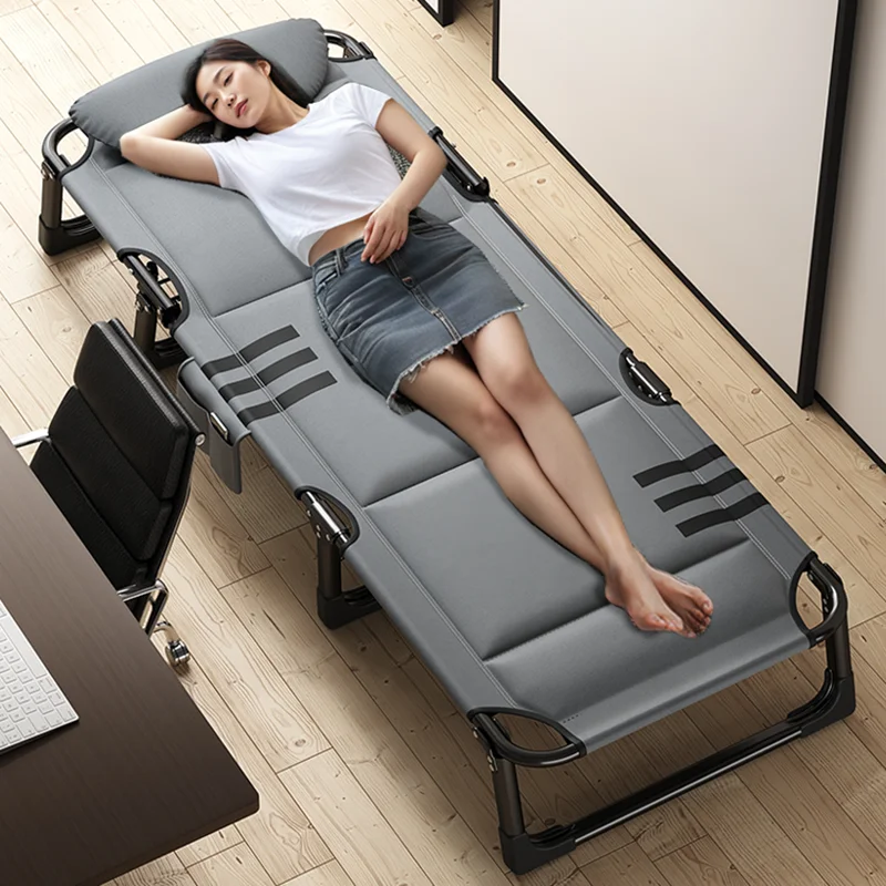 folding luxury bed modern office trendy unique floating design Comfortable sun bed space saving cama solteiro hotel furniture