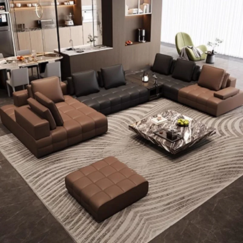 أرائك غرفة المعيشة الحديثة المقطعية، صالة مميزة، أرائك غرفة المعيشة المريحة، طاولات المؤتمرات، أثاث منزلي من Muebles #5