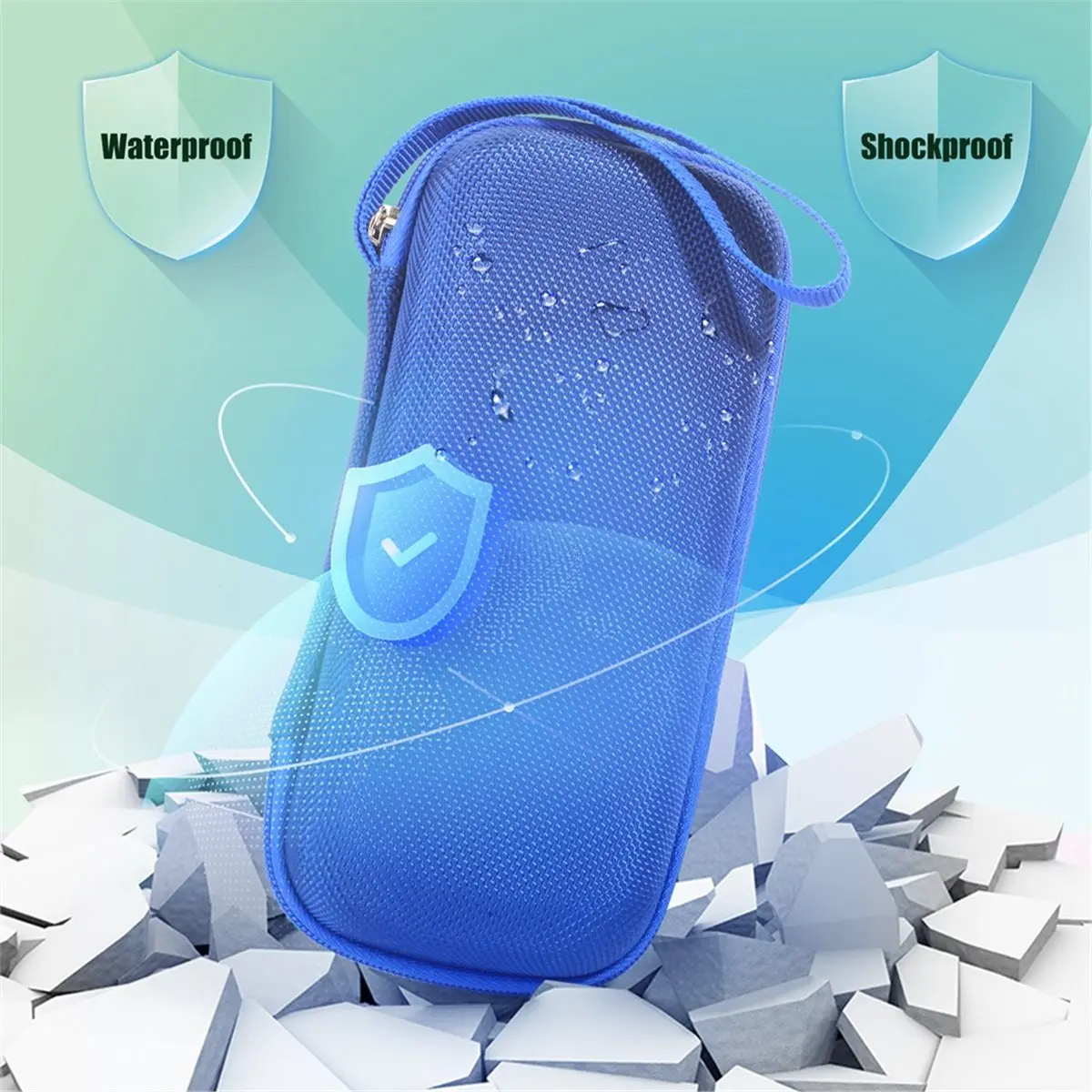 

Hard Carrying Case for + Essentials (2024) Set Portable Waterproof Shock- Storage Box