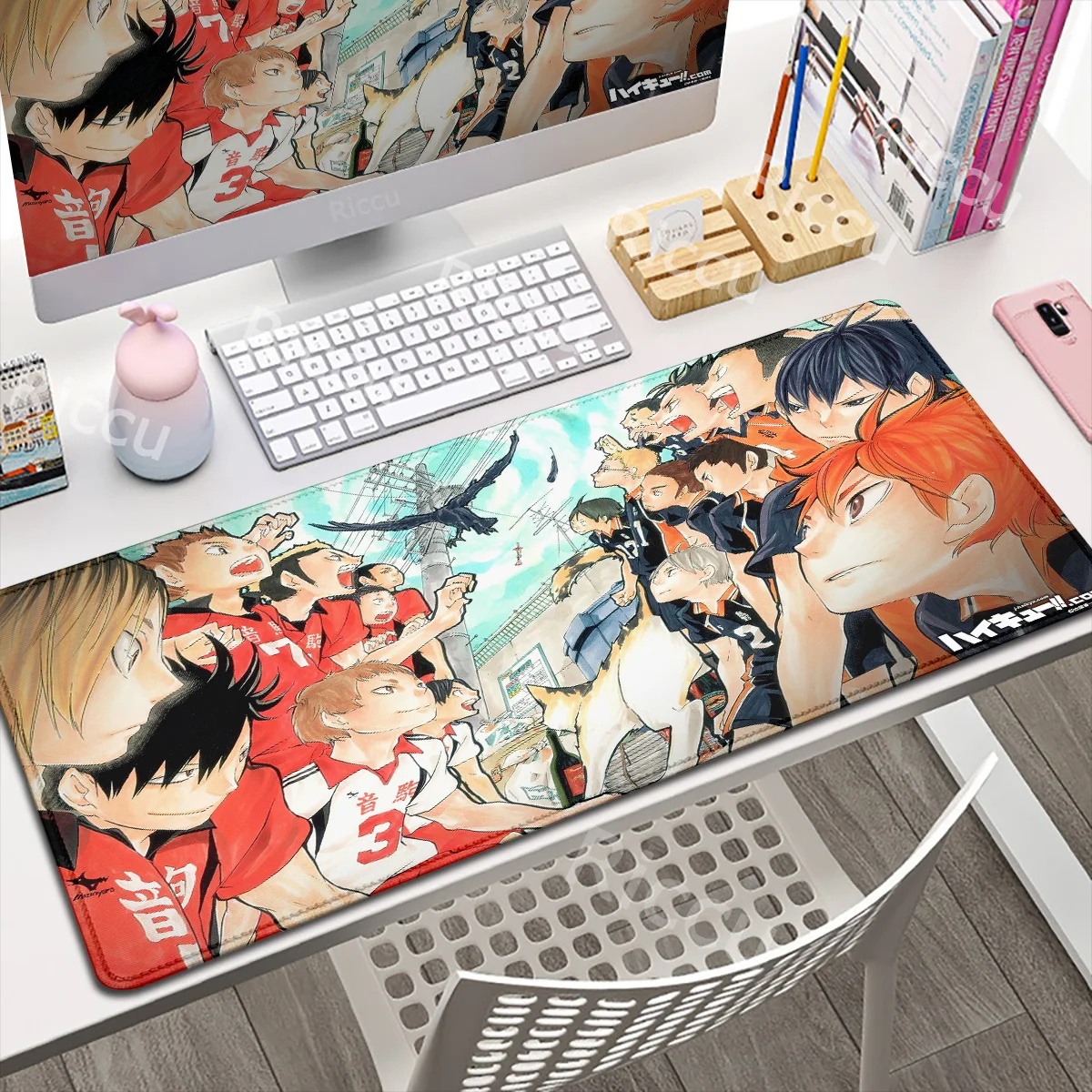 Mouse Pad Anime HD Haikyuu Large Rubber Rugs PC Game Table Mat Laptop Desk Pad XL Non-slip Computer Keyboard Office Desktop Mats