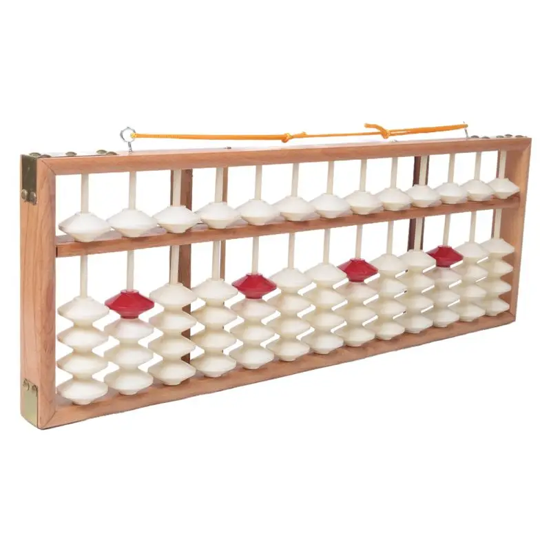 Abacus Chinese Abacus Mathematic Education Teacher Calculator Hanging Abacus Teaching Abacus 58X19cm For Teacher-AEF7