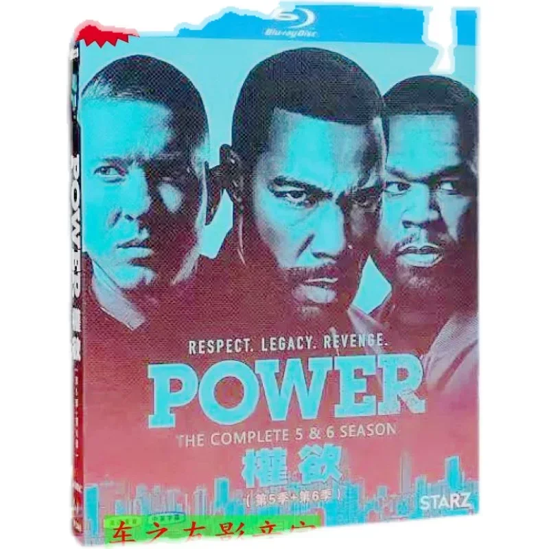 BD Blu-ray High Definition American Drama Desire for Power 1-6 Seasons with Chinese and English Subtitles 10 Pieces CD Box