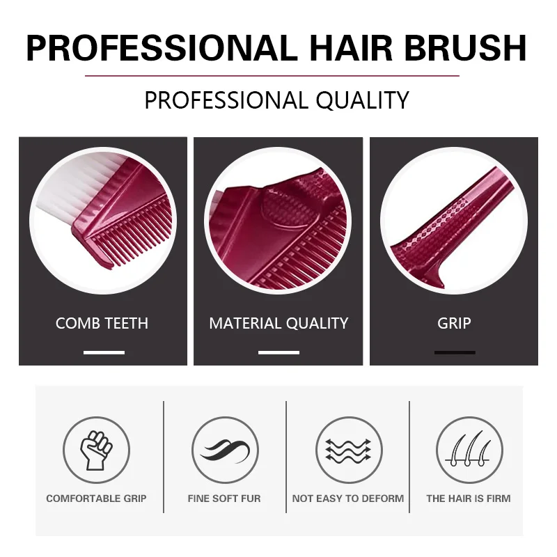 5Pcs Set Hair Dyeing Kit Hair Color Dye Bowl Stirring Brush For Hair Coloring Bleaching Salon Home Hair Dye Hair Salon Tools