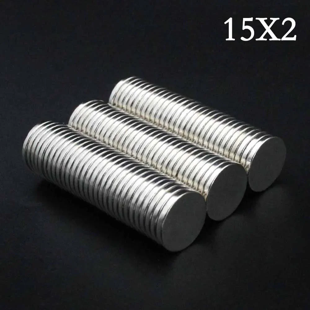 3/5/10/15/20Pcs 15x2 Neodymium Magnet 15mm x 2mm N35 NdFeB Round Super Powerful Strong Permanent Magnetic imanes Disc 15*2