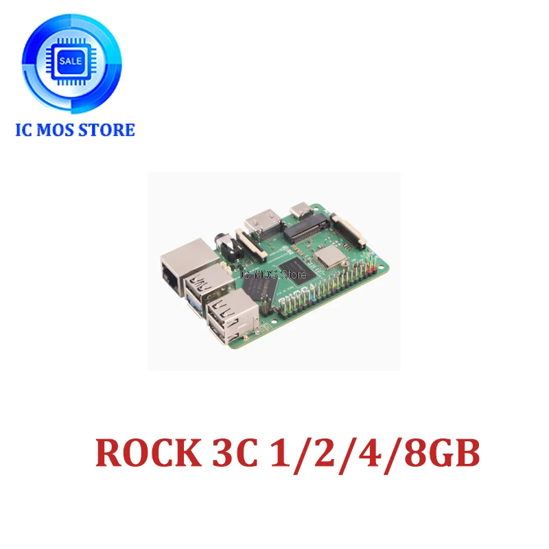 

Radxa Development Board ROCK 3C RK3566 Quad-Core CPU Single Board Replacement for Raspberry Pi