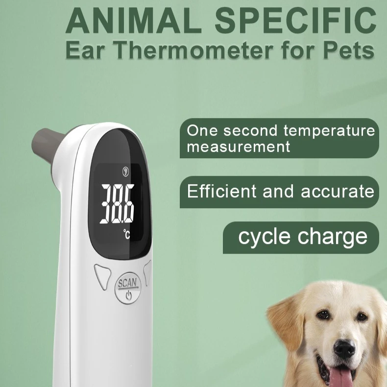 

Pet Digital Thermometer Accurate Body Temperature Measuring Tool for Dog Cat Small Animals Home Clinic Pet Health Care Supplies