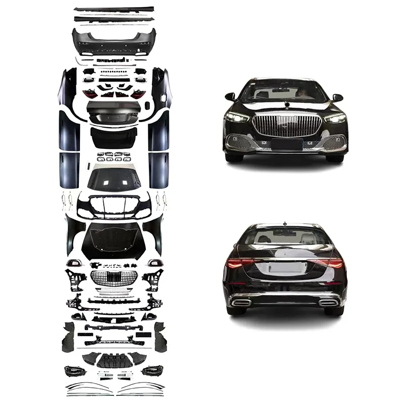 

For S-Class 2006-2013 W221 Car Modification Upgrade 2024 W223 Body Kit Front Bumper Rear Bumper New