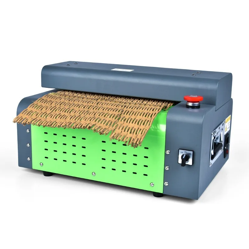 

Mesh strip express packaging buffer filling corrugated leather cutting machine