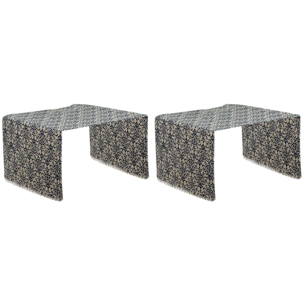 Housse anti-poussière pour réfrigérateur en porcelaine bleue et blanche, pour Machine à laver, avec sac de rangement, couverture solaire universelle, B78B-2X