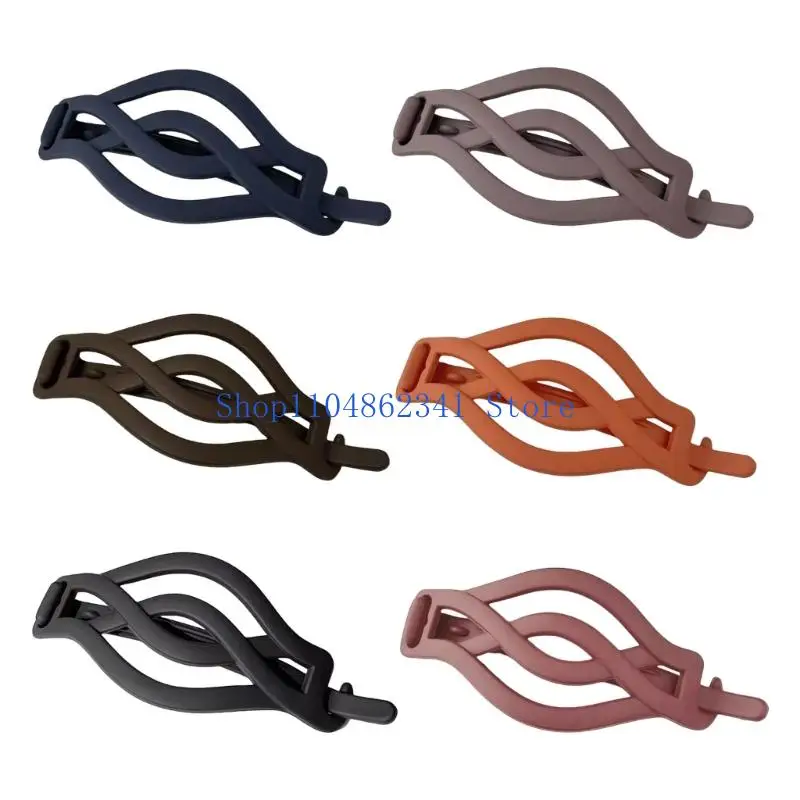 5asd Fashionable Wide Hair Clip Clamp Claw Clip Hair Barrettes Delicate Large Headgear Hair Styling Tool Casual Wear