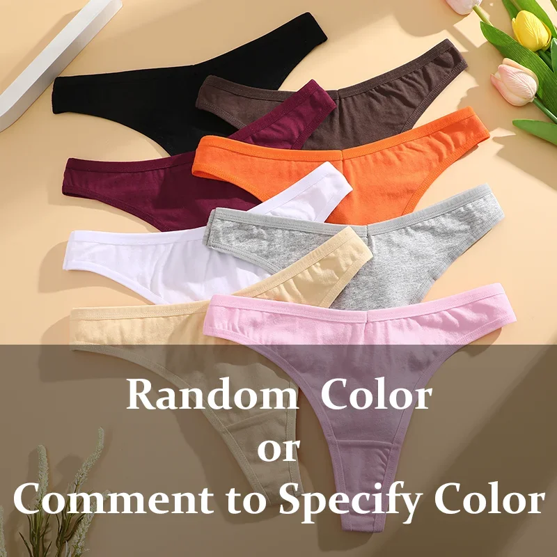 3 Teile/satz Nahtlose Tanga Baumwolle Frauen Dünnen Riemen Niedrige Taille Hohe Flexibilität Panty Sexy Unterwäsche Damen Briefs T-zurück Weiche frauen