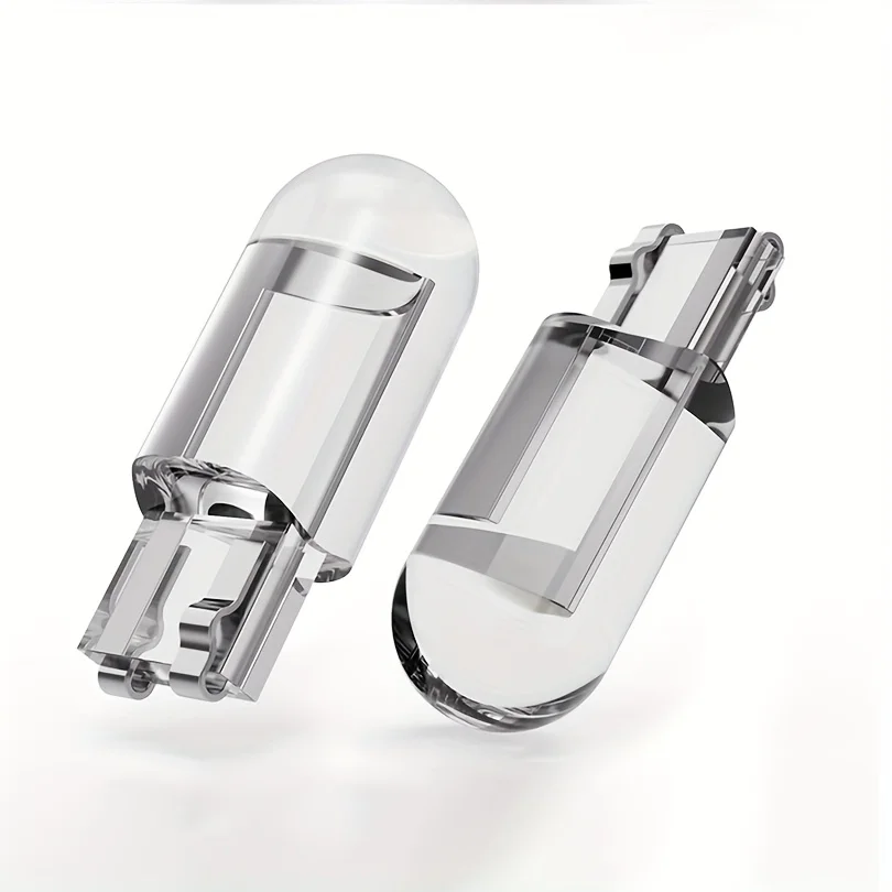 

50-Piece T10 COB GLASS Fully Transparent LED Car Light T10 Width Light Cob Car Bulb Modification Light Led License Plate Light